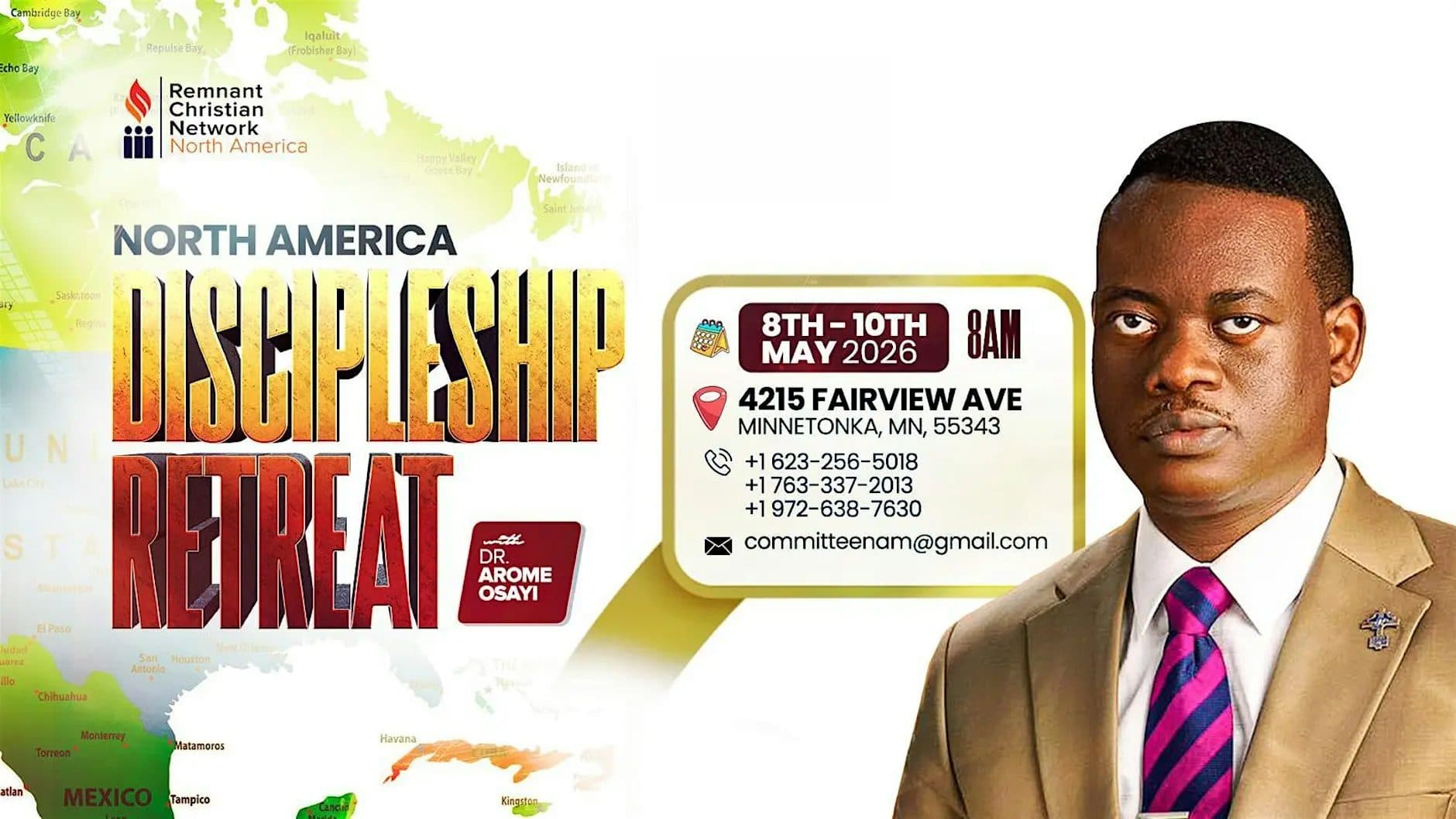 North America Discipleship Retreat flyer